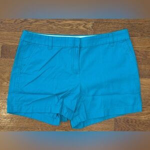 Teal J.Crew Factory Chino Shorts